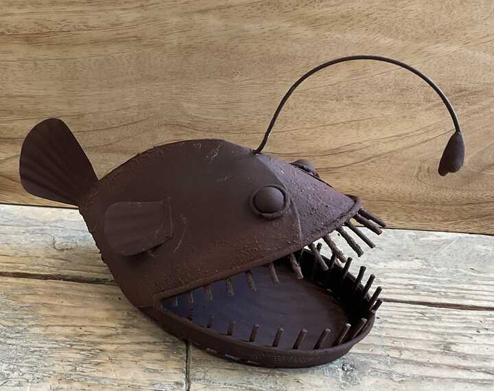 Alan the angler fish seaside decoration 