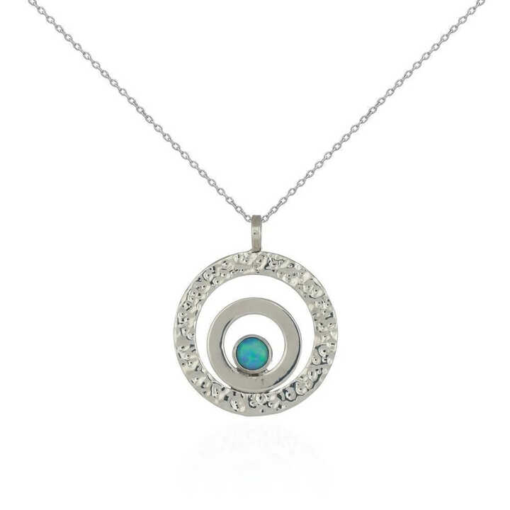 Kirkos sterling silver with opal pendant